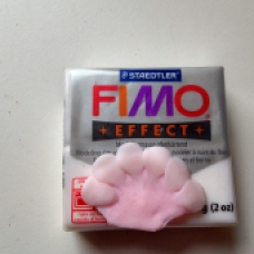 Fimo "effect" white adds a translucent glow